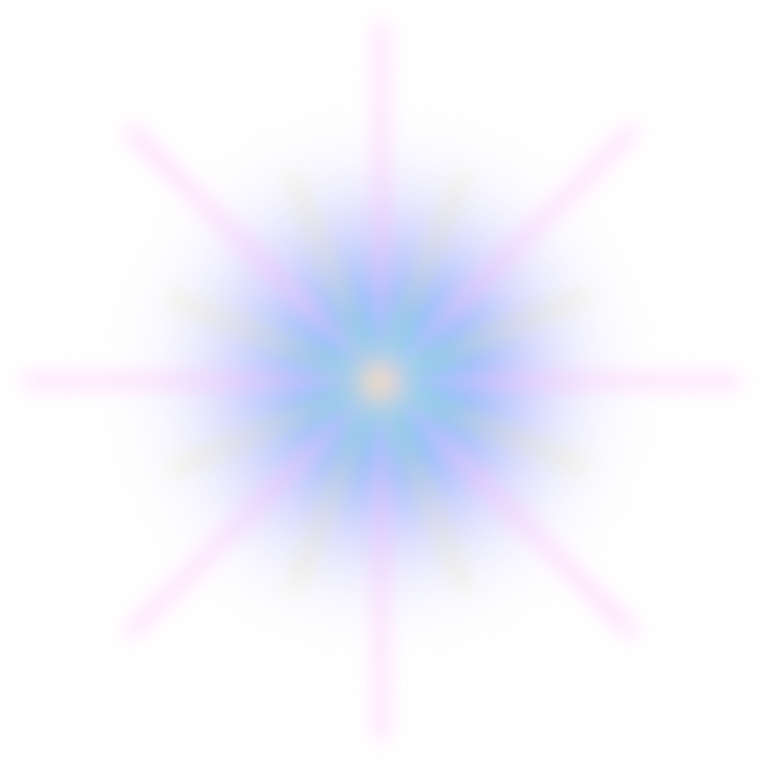 Blurry Gradient Star